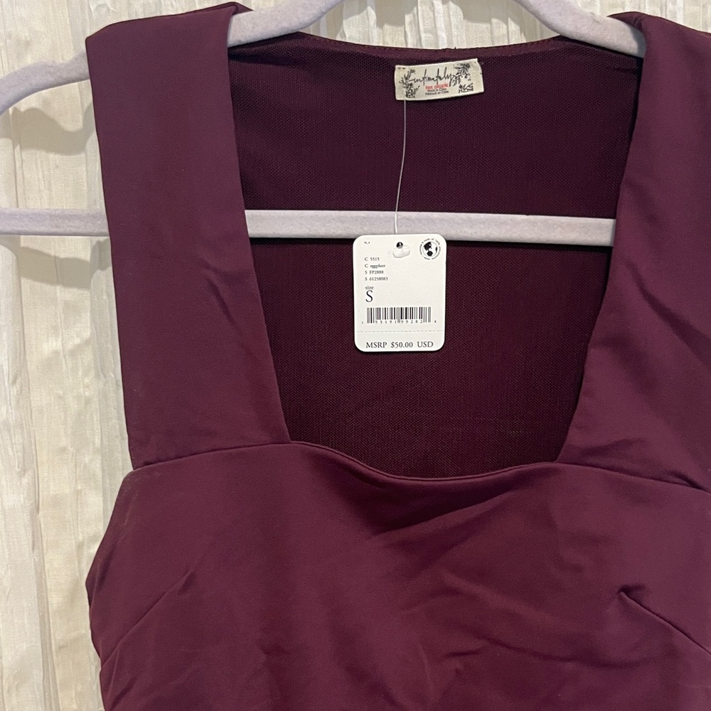 Plum Free People Bodysuit